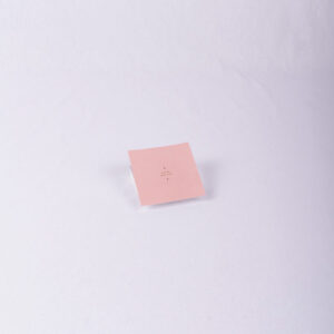 kaartje roze 11 x 11 cm