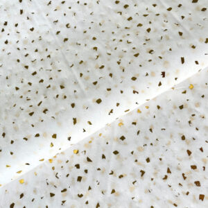 zijdepapier wit terrazzo goud 75 x 50 cm
