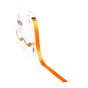 satijnen lint oranje bel satin a orange 1,5 cm