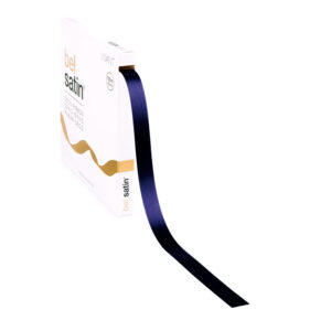 satijnen lint donkerblauw 1,5 cm
