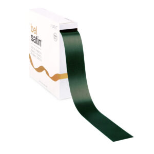 satijnen lint donkergroen 4 cm