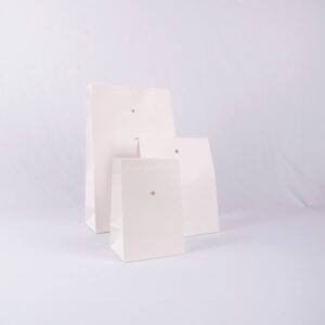 geschenkzak wit 25 x 13 x 30 cm