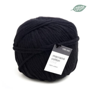 koord zwart 0,5 cm