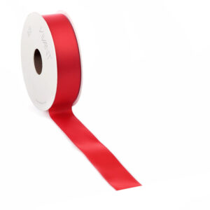 dubbelzijdig satijnen lint rood 2,5 cm