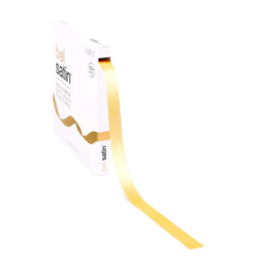 satijnen lint lichtgeel 1,5 cm