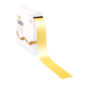 satijnen lint lichtgeel 4 cm