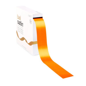 satijnen lint oranje 4 cm