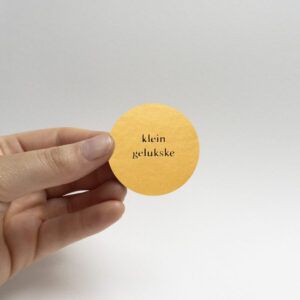 sticker goud 3,5 cm