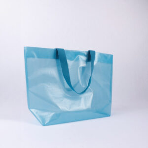 herbruikbare draagtas blauw 60 x 20 x 42 cm