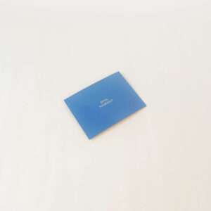 cadeaubon blauw 14 x 10 cm
