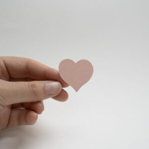 sticker oud roze mat 3,2 cm