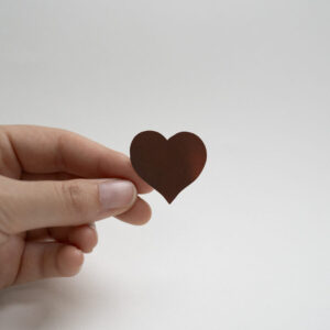 sticker koper glanzend 3,2 cm