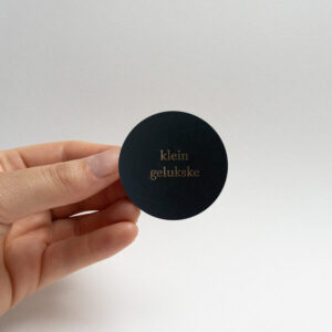 sticker zwart 3,5 cm