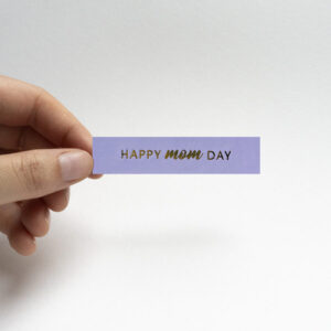 sticker lila 7 x 1,5 cm