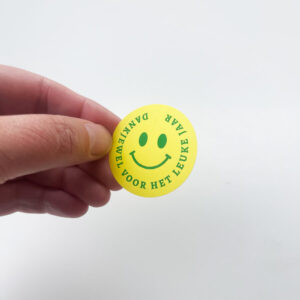 sticker lichtgroen 4 cm