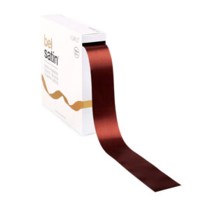 satijnen lint bruin 2,5 cm