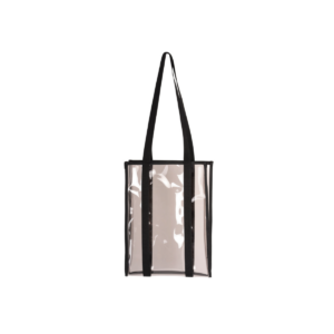 pvc draagtas transparant 29 x 7 x 43,5 cm