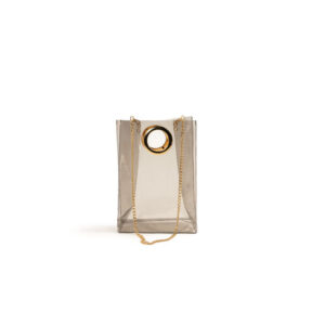 pvc draagtas transparant 25 x 15 x 30 cm