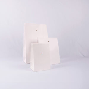 geschenkzak wit 16 x 12 x 20 cm
