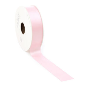 dubbelzijdig satijnen lint roze 2,5 cm