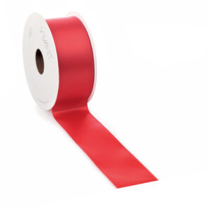 dubbelzijdig satijnen lint rood 3,8 cm