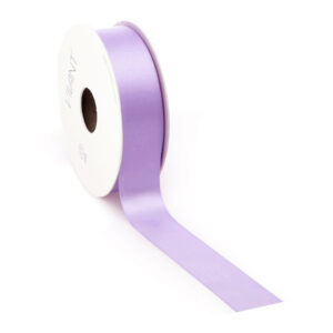 dubbelzijdig satijnen lint lila 2,5 cm