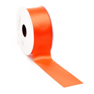 dubbelzijdig satijnen lint warm oranje 3,8 cm