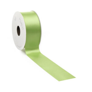 dubbelzijdig satijnen lint lentegroen 3,8 cm