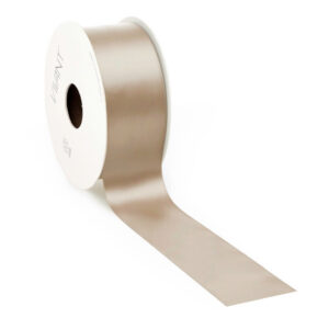 dubbelzijdig satijnen lint champagne 3,8 cm