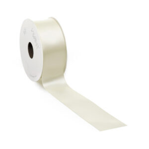 dubbelzijdig satijnen lint beige 3,8 cm