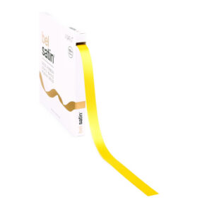 satijnen lint geel 1,5 cm