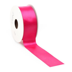 dubbelzijdig satijnen lint fuchsia 3,8 cm