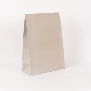 geschenkzak beige 30 x 13,5 x 43 + 12 cm