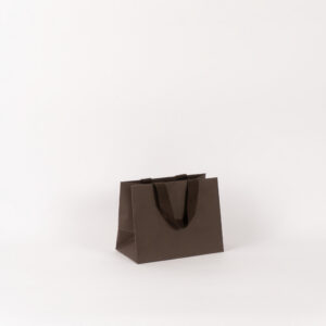 papieren zak chocoladebruin 22 x 12 x 17 cm uit de collectie Mocha Intense