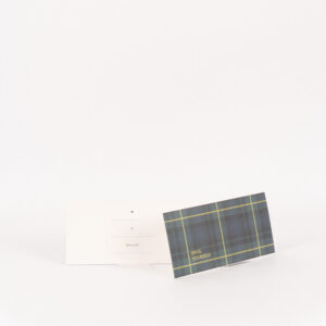 cadeaubon tartan 21 x 10 cm uit de collectie Oxford