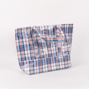 geweven draagtas blauw 50 x 14 x 34 cm uit de collectie Casablanca